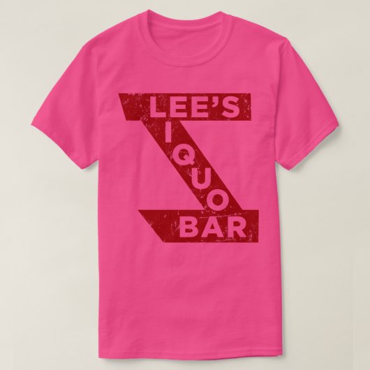 T-shirt Lees Liquor Lounge 1 (Design devant)