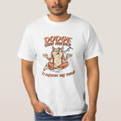T-shirt L'effet Mount Stupid Dunning Kruger (Devant)