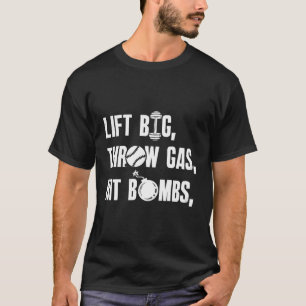 T-shirt Left Big Thgas A Frappé Les Bombes Dit