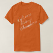 T-shirt Leftovers Mating Champion Concurrence Alimentation (Design devant)