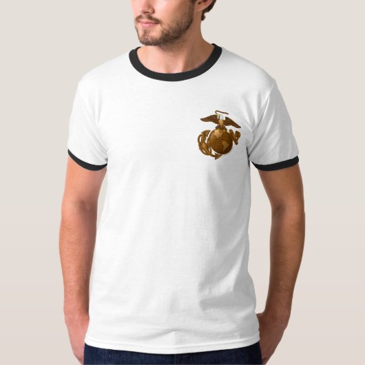 T-shirt L'EGA polychrome - Bronze (Devant)