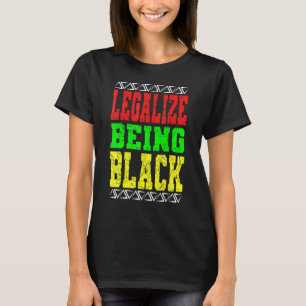 T-shirt Légaliser le Mois de l'histoire des Noirs d'Afriqu