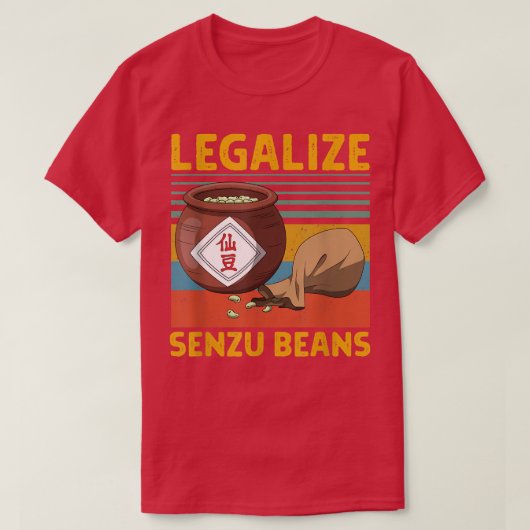 T-shirt Légaliser Senzu Beans Design  (Design devant)