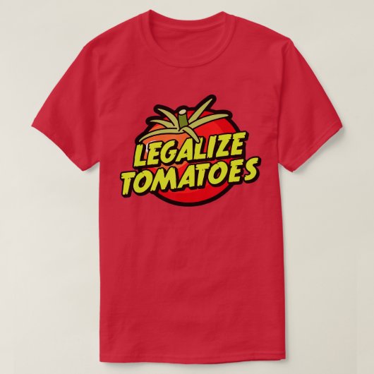 T-shirt Légaliser Tomates Tomate (Design devant)