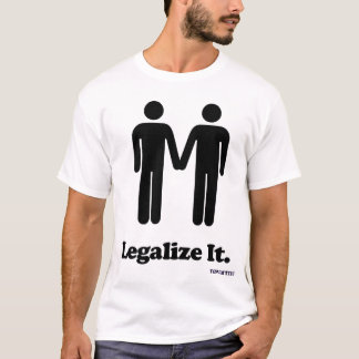 T-shirt Légalisez le mariage d'homosexuels
