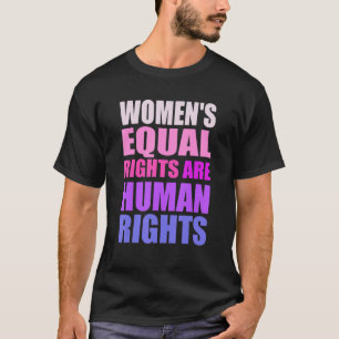 T-shirt L'égalité des droits des femmes et des droits de l
