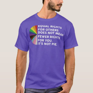 T-shirt L'égalité des droits pour les autres ne signifie p