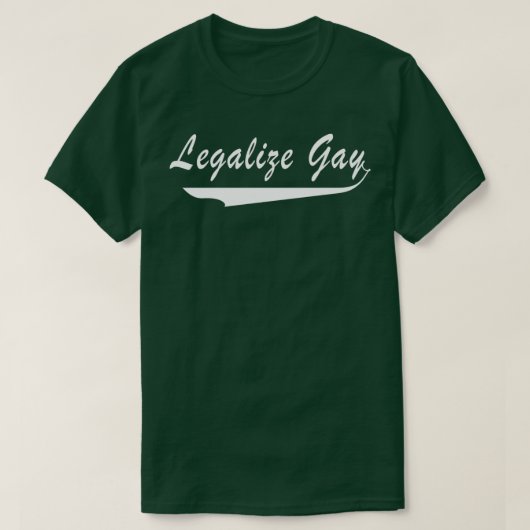 T-shirt Legalize Gay (Design devant)
