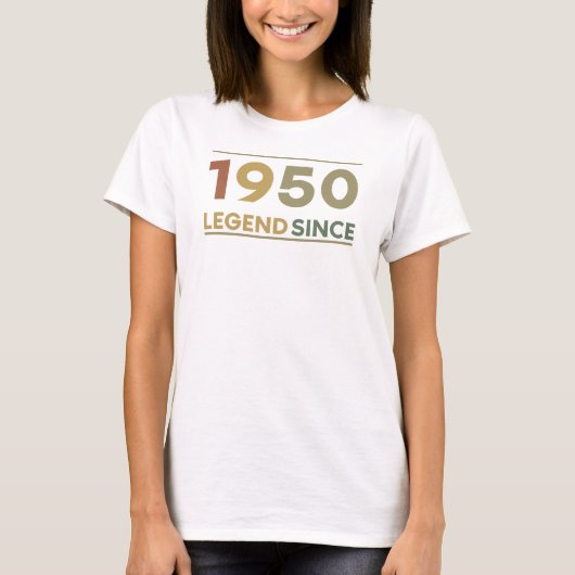 T-shirt Legend Since 1950 (Devant)