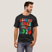T-shirt Legend Since August 1970 (Devant entier)