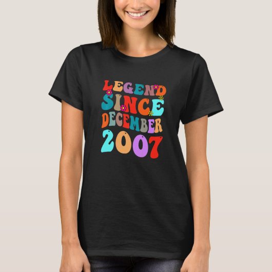 T-shirt Legend Since December 2007 (Devant)