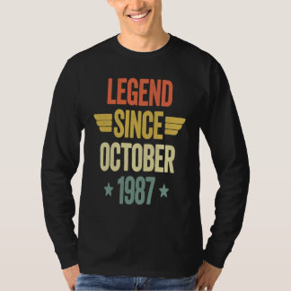 T-shirt Legend Since October 1987