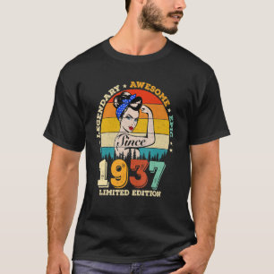 T-shirt Légendaire 85 ans depuis 1937 Magnifique 85e oisea