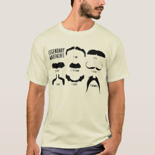 T-shirt légendaire de moustache