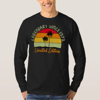 T-shirt Légendaire depuis 1972 Style Vintage rétro origina