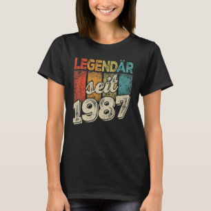 T-shirt Légendaire depuis 1987 36e anniversaire Leg légend