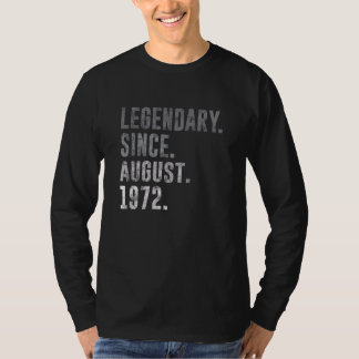 T-shirt Légendaire depuis août 1972 50e anniversaire Vinta