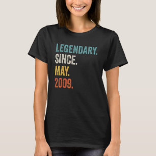 T-shirt Légendaire depuis mai 2009 13e anniversaire