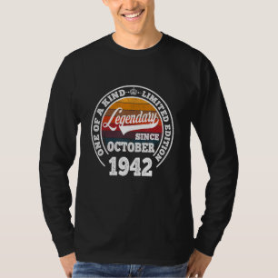 T-shirt Légendaire depuis octobre 1942 80e anniversaire 80
