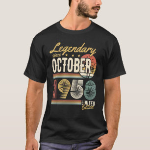 T-shirt Légendaire depuis octobre 1958 u2013 Joyeux annive
