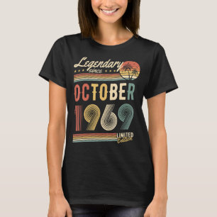 T-shirt Légendaire depuis octobre 1969 u2013 Joyeux annive