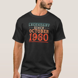 T-shirt Légendaire depuis septembre 1960 Né dans les année