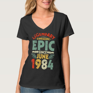 T-shirt Légendaire Épopée stupéfiante depuis juin 1984 Ann