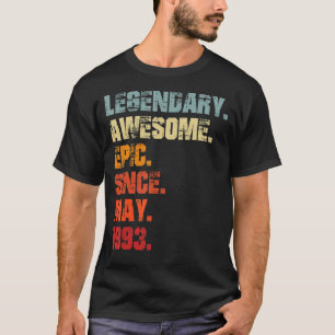 T-shirt Légendaire Épopée stupéfiante depuis mai 1993 Birt