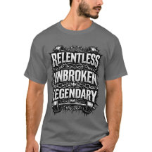 T-shirt légendaire inébranlable