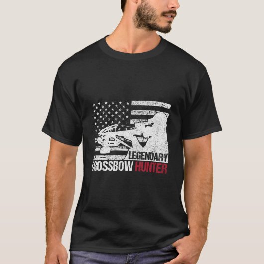 T-shirt Legendary Crossbow Hunter Hunting (Devant)