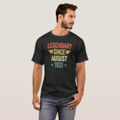 T-shirt Legendary Since August 1931 (Devant entier)