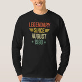 T-shirt Legendary Since August 1990 (Devant)