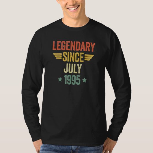 T-shirt Legendary Since July 1995 (Devant)