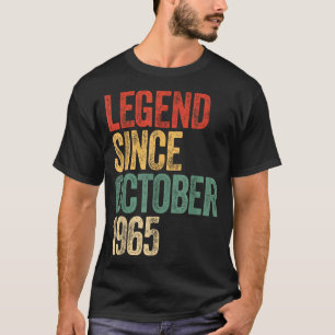 T-shirt Légende 1965 60e anniversaire Pour hommes femmes 6
