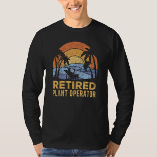 T-shirt Légende a pris sa retraite Opérateur d'usine