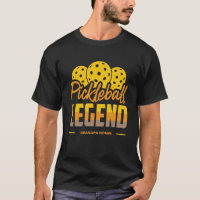 Légende Colorée De Pickleball Avec Le Nom Grand-Pè