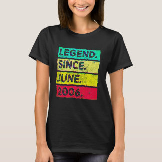 T-shirt Légende de 16 ans depuis juin 2006 16e B