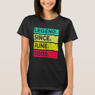 T-shirt Légende de 17 ans depuis juin 2005 17e B
