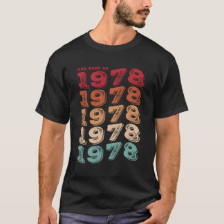 T-shirt Légende De 1978 Pour 45 45E