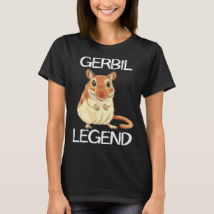 T-shirt Légende de la gerbille Animal du désert  Rongeur R