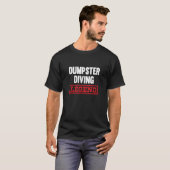 T-shirt Légende de la plongée dans les conteneurs Plongeur (Devant entier)