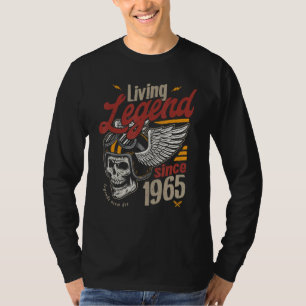 T-shirt Légende de la vie vintage Anniversaire depuis 1965