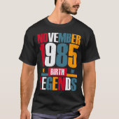 T-shirt Légende de novembre (Devant)