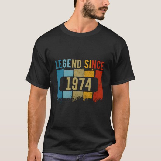 T-shirt Légende depuis 1974 (Devant)