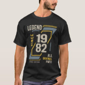 T-shirt Légende depuis 1982 41 anniversaire (Devant)