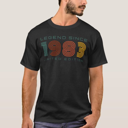 T-shirt Légende depuis 1983, Edition Limitée (Devant)