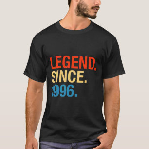 T-shirt Légende depuis 1996 Ans Cadeaux vieux 26e annivers