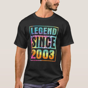 T-shirt Légende depuis 2003 19 ans 19e anniversaire Cravat