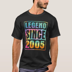 T-shirt Légende depuis 2005 17 ans 17e anniversaire Cravat