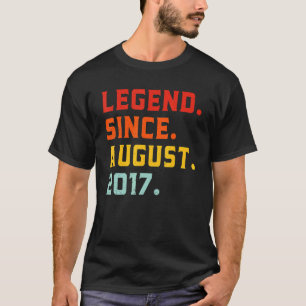 T-shirt Légende depuis août 2017 5 Ans Vintage 5ème B